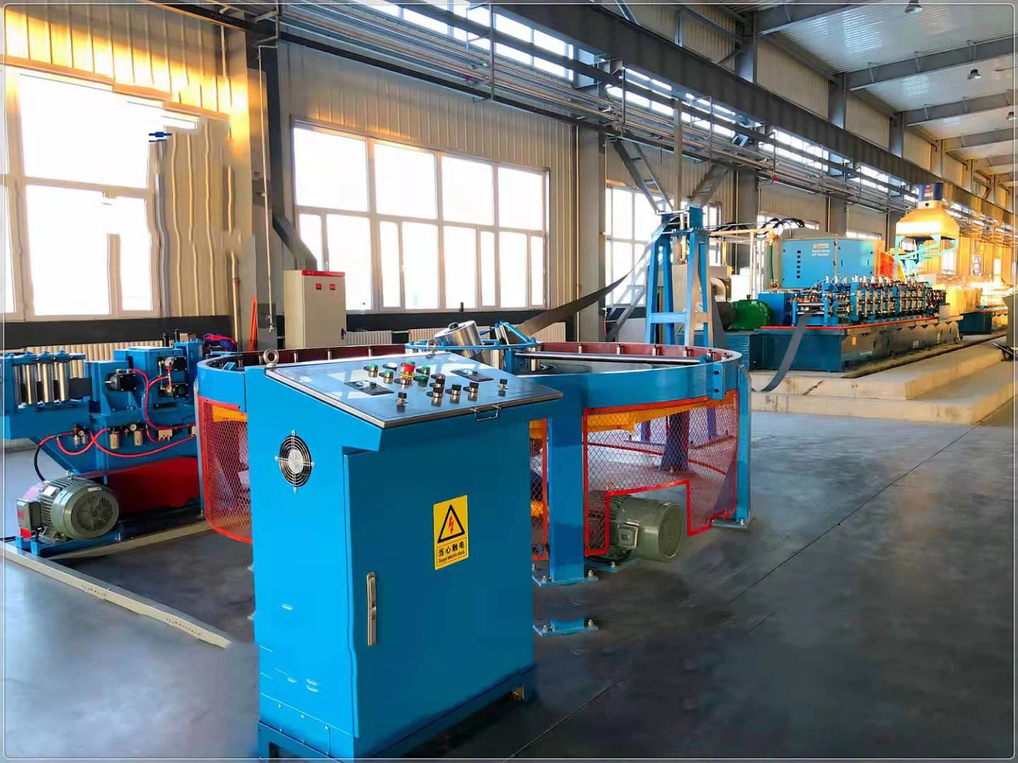 Fine Craftsmanship Carbon Steel Welding Tube Machine Tube Production Line