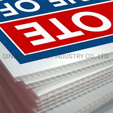 4X8 Coroplast Corrugated Plastic Board for Printing Yard Signs