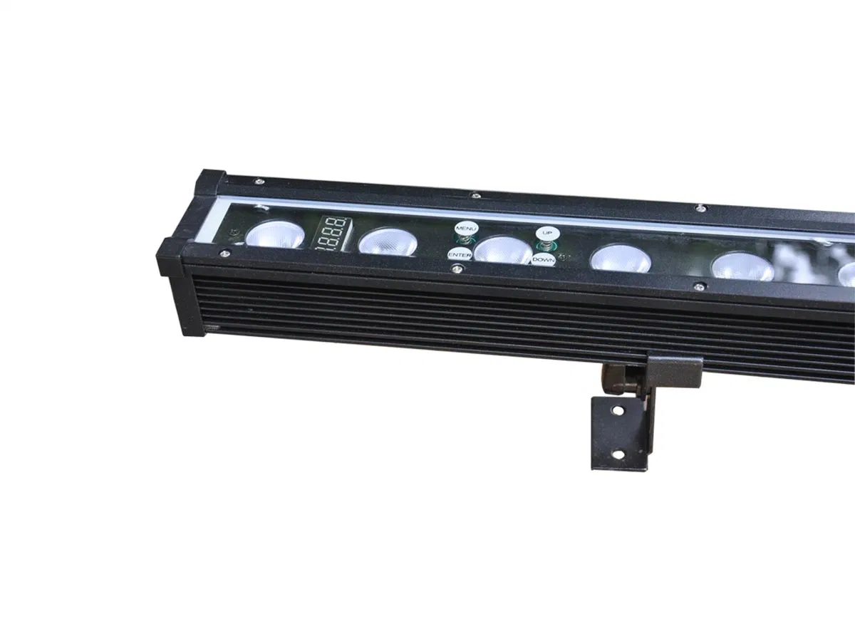 Toda a venda de RGB 18*3W Parede Linear Barra Lava luz para a cidade à prova de construção