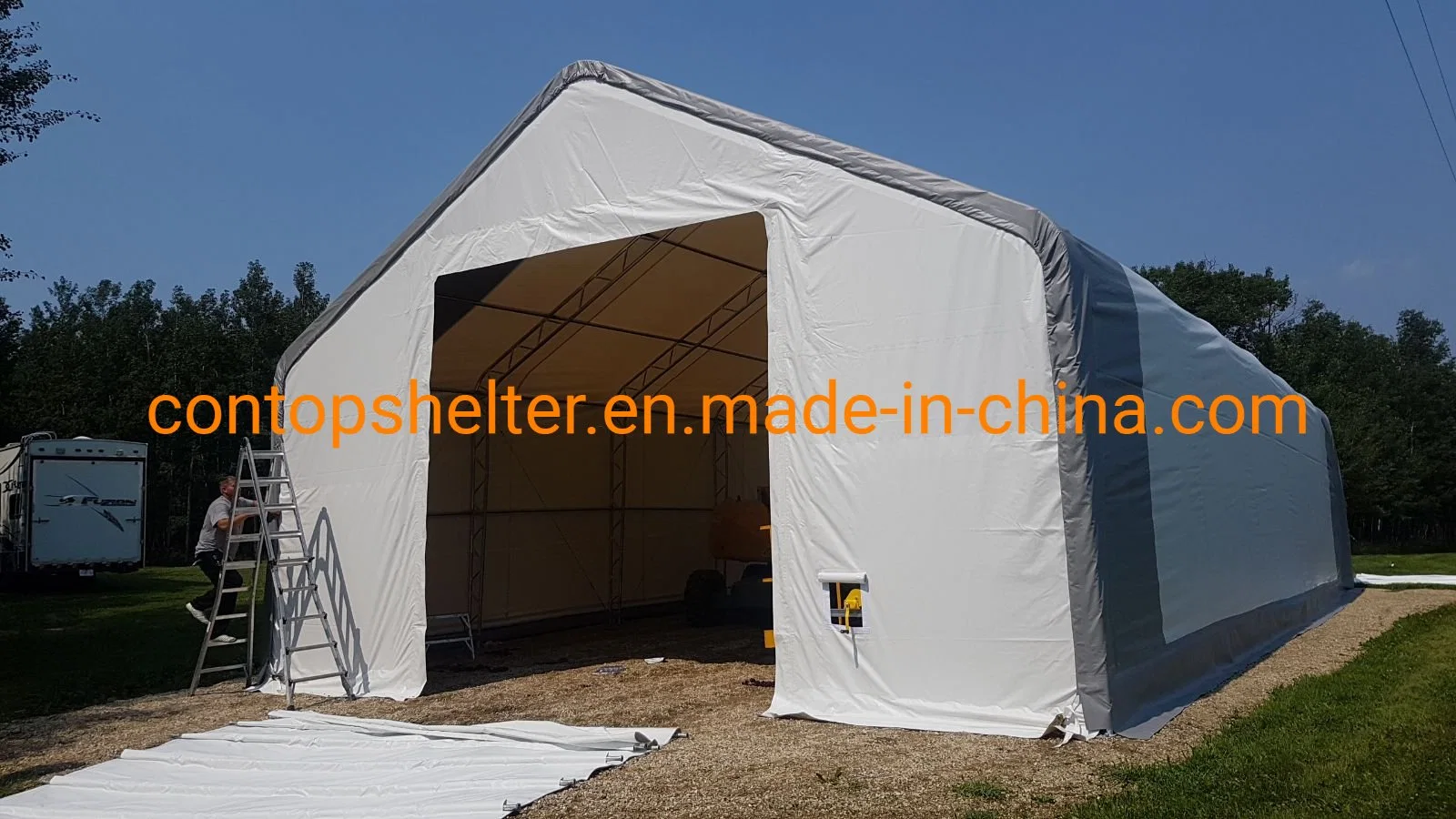 Prefabricated Building Storage Warehouse PVC Canopy Marquee Tent