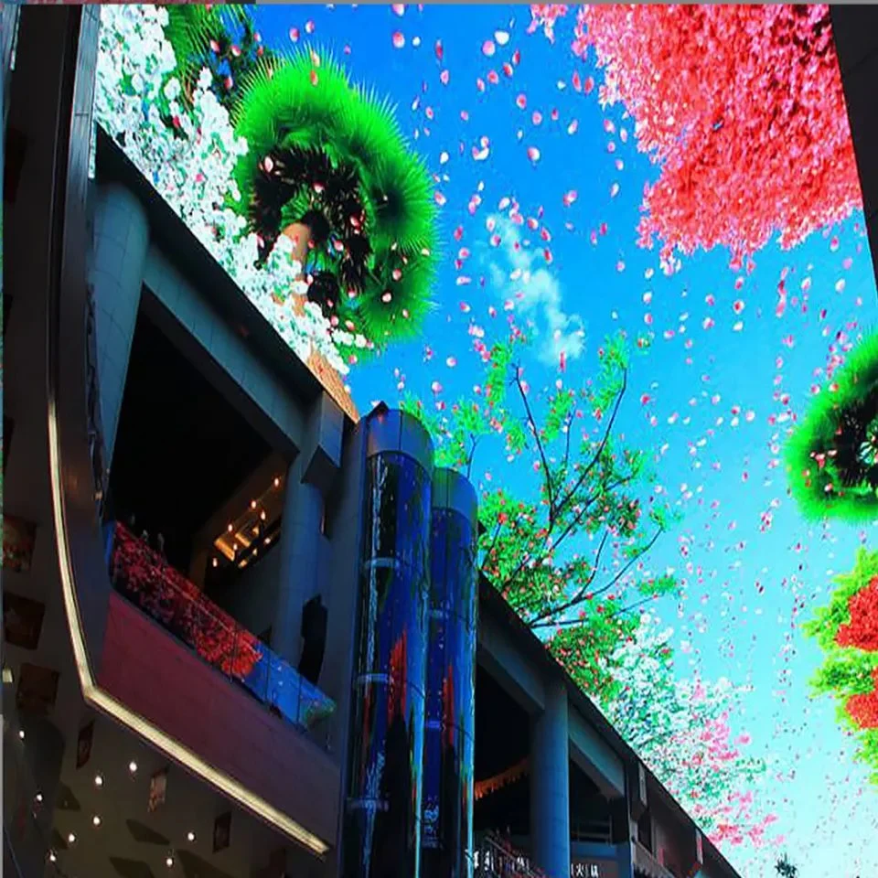 Neue modische große Video-Bildschirm Indoor P2,976 LED Sky Display Für die Ausstellung