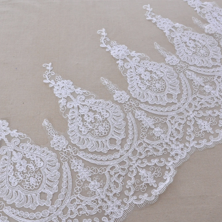 Embroidery Border Lace Trimming Accessories for Wedding Dress