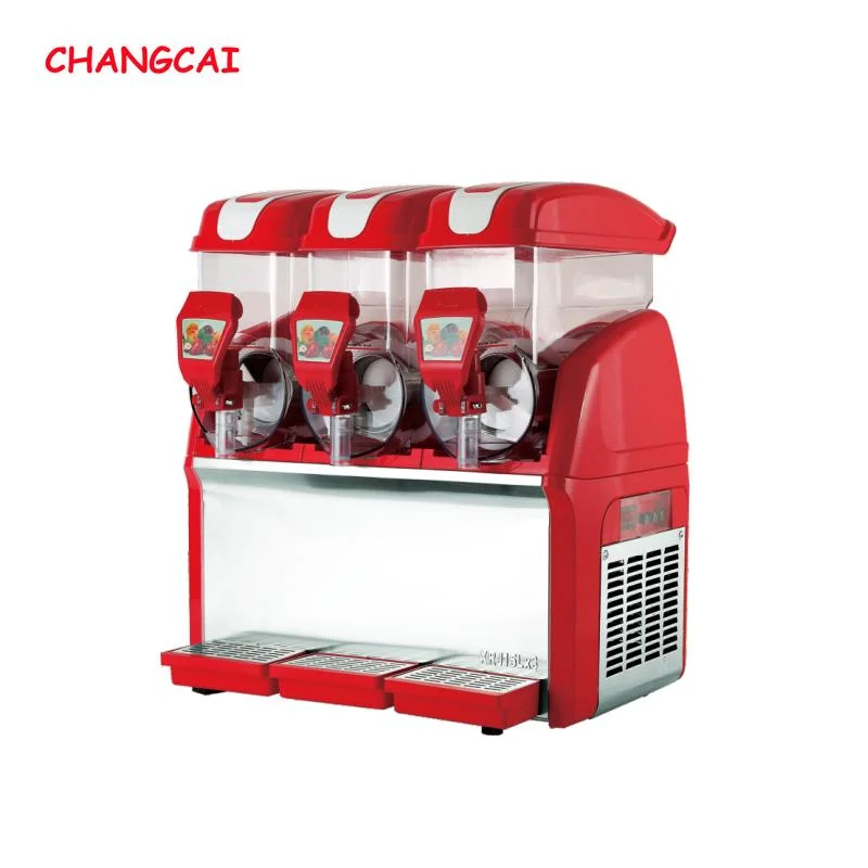 Xrj15LX2n 15L dos tanques lodo Maker de bebidas de comida de máquinas de hielo de la maquinaria de dispensador de bebidas