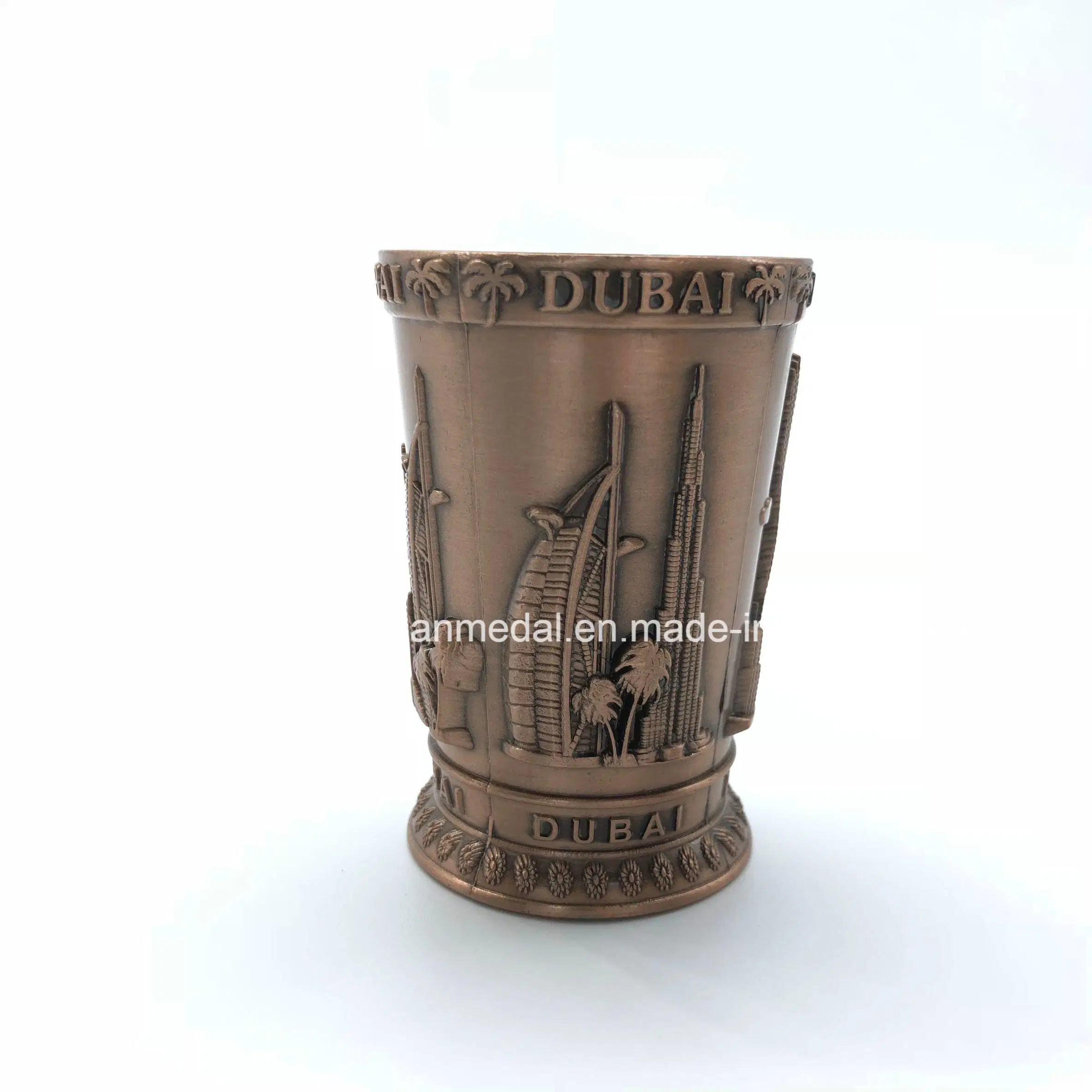 Custom цинка металлического сплава меди Карвинг чашечки ремесла