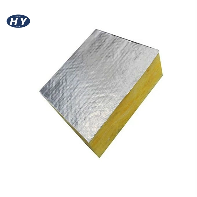 Excellent Heat Insulation Aluminum Fiol Glass Wool Board for Floor Acoustic Insulation