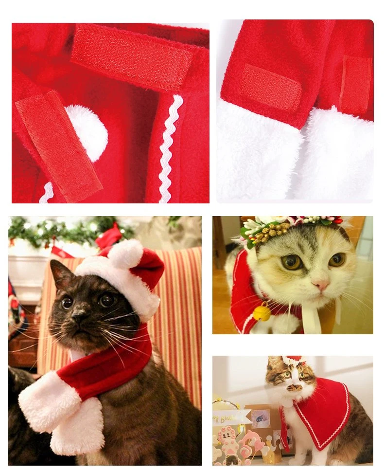 Dog Costume Christmas Pet Dog Clothes Winter Hoodie Coat Pet Clothing