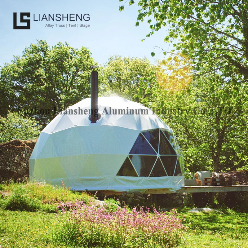 Glass Transparent PVC Geodesic Dome Tent for Sale