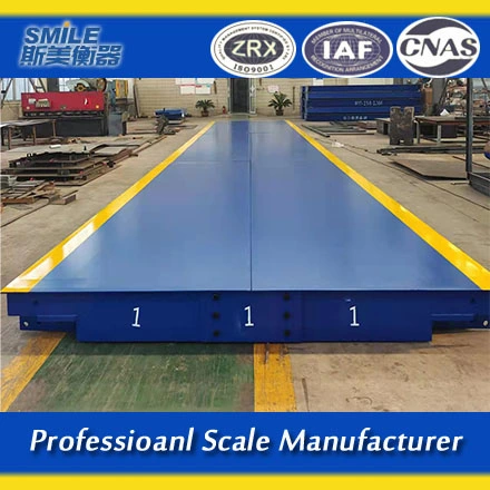 3 * 10m 40ton Digital Weighbridge escala de camião electrónico com produção rápida Tempo