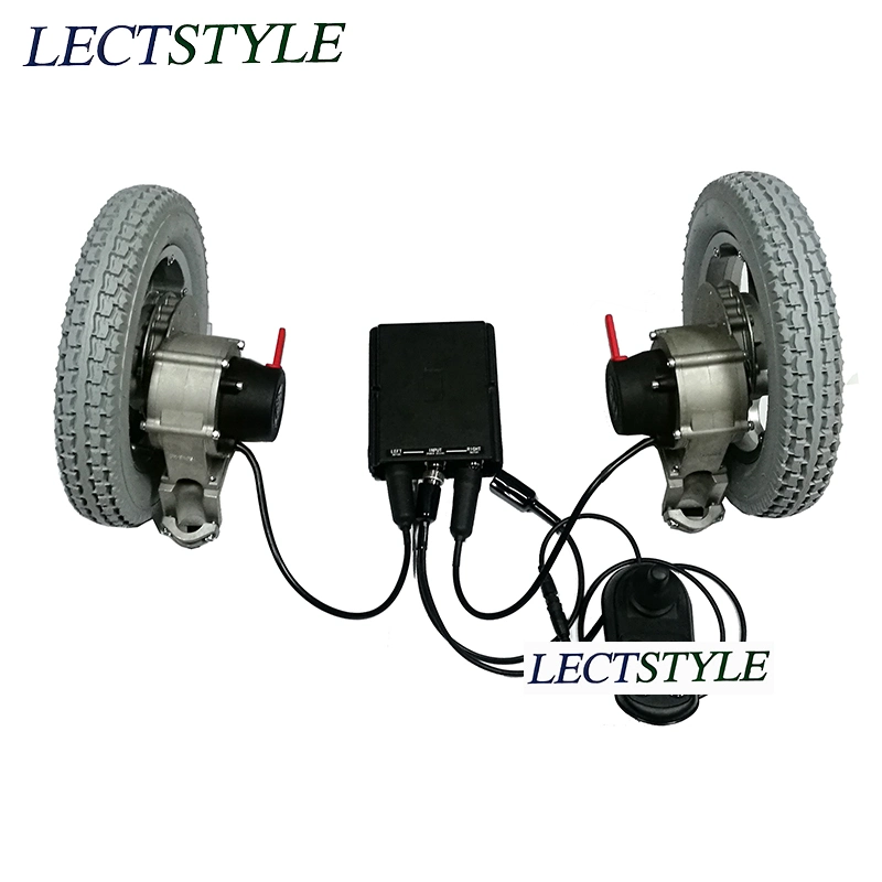 Motor do robô motorizado para cadeira de rodas de 24 V e 75 rpm e 200 W em mobilidade elétrica Veículo