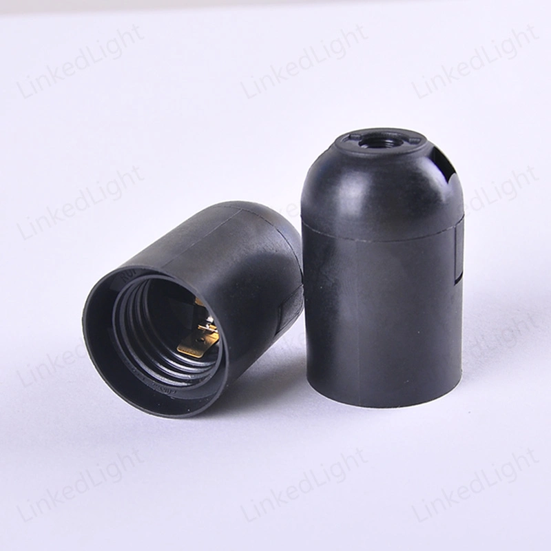 Factory Direct Sale E26 Thermoplastic Smooth Lamp Socket for Floor Lamps