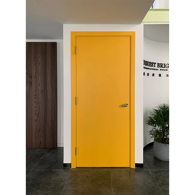 Soundproof Door Acoustic Interior Flush Wood Door Sound Proofing, Fire Rated Hotel Room Entry Door