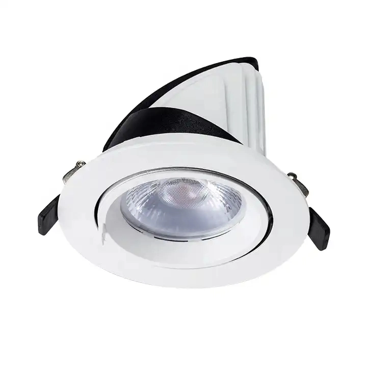 Techo ajustable empotrados focos Smart Gimbal LED Downlights para compras Centro comercial