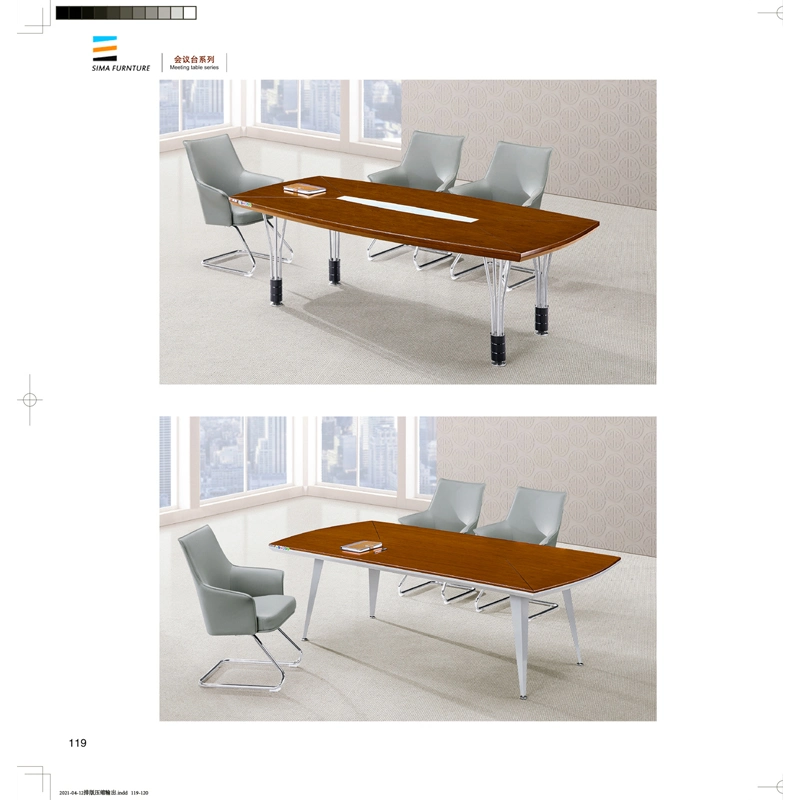 Solid Wood MDF Board Roommodern Office Furniture Conference Tables Set Meeting Table