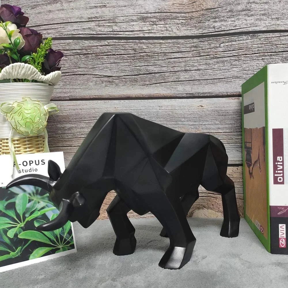 Resumen La figurilla Bull Home ornamento decorativo