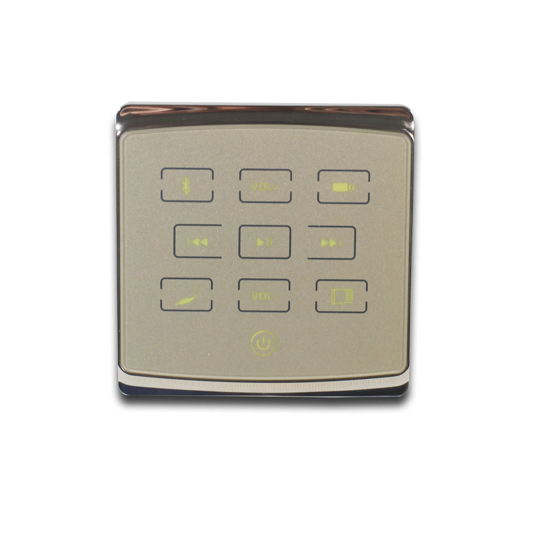 نظام صوتي منزلي متعدد مزود بتقنية Bluetooth® صغير ثنائي القناة من 2 إلى 4 قنوات مزود بمنفذ USB/TF صغير الحجم، مع مضخم صوت عالي الكفاءة من الفئة D