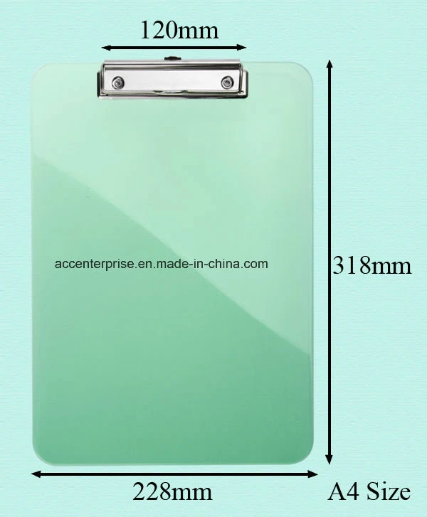 A4, A5, A6, FC Plastic Clipboard Folder