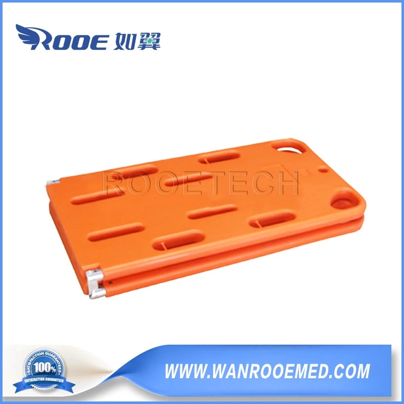 2 Folding Water Rescue PE Plastic Spine Board Stretcher with Cheap Price