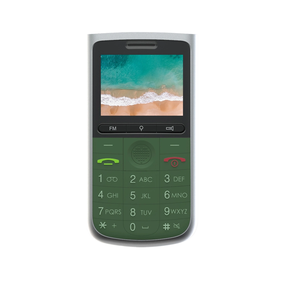 Unique Senior Bar Phone 2.4 Inch Box Speaker Loud Sound 4G Feature Phone 2g GSM Big Button Sos Type C Feature Phone