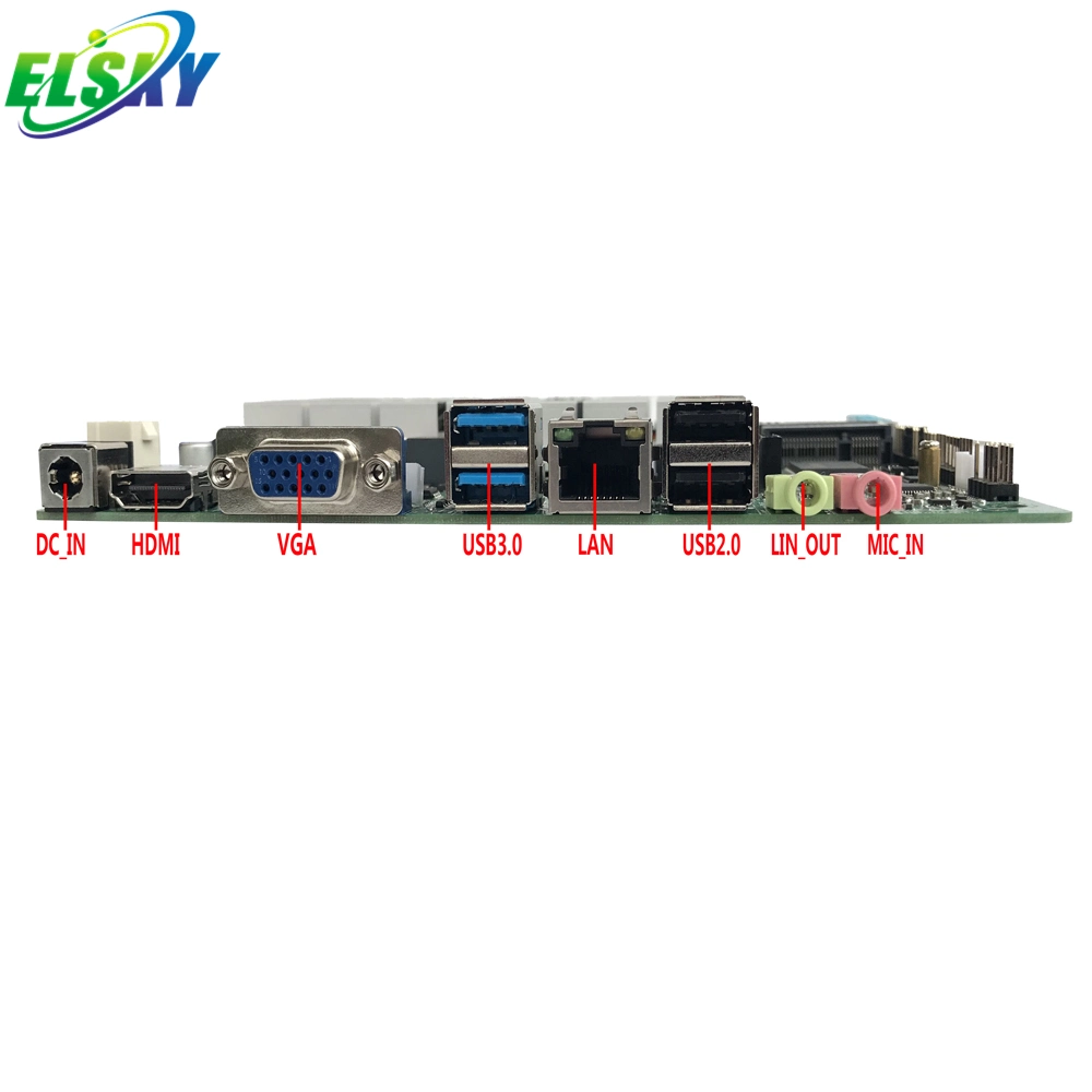 Elsky Cheap 170*170mm Mini-ITX Motherboard 3rd Generation Core I3 3110m Procesador HM70 HM76 Chipset DDR3 mSATA SSD PCI-Express