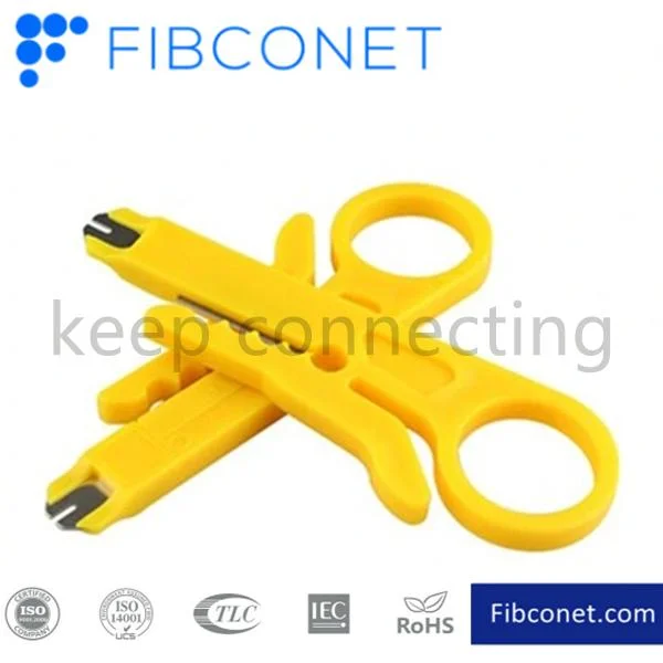 Fibconet Punch Down Tool mit Easy Stripper für UTP/STP rund Kabel