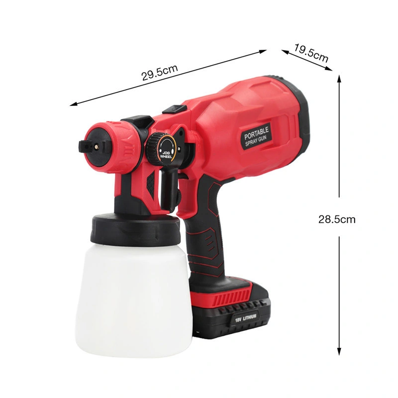 Pulverizador de pintura portátil de 550W Cordless herramienta eléctrica Pistola de Pintura electroestática.