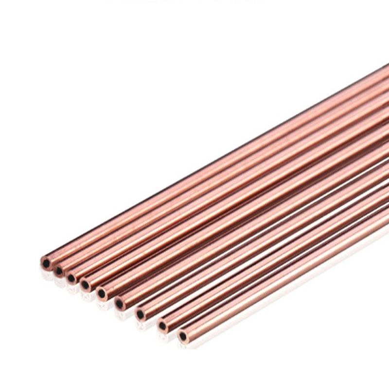 Copper EDM Tube for Drilling Machine Brass Yellow Wall Packing PCS Color Material Water Origin Type Gua Grade Product Straight