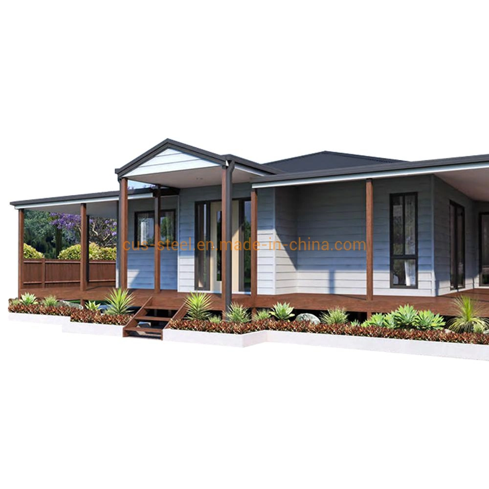 Low Cost Prefabricated Steel Frame Villa Long Lifespan Luxury Modular House