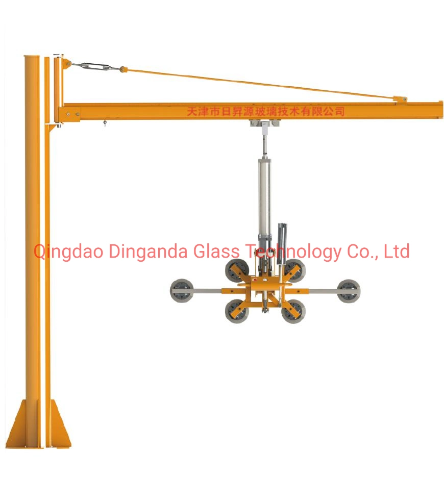 Jib Crane Pneumatic Vacuum Glass Sucker Carrier Lifter Sucker Glass Machine