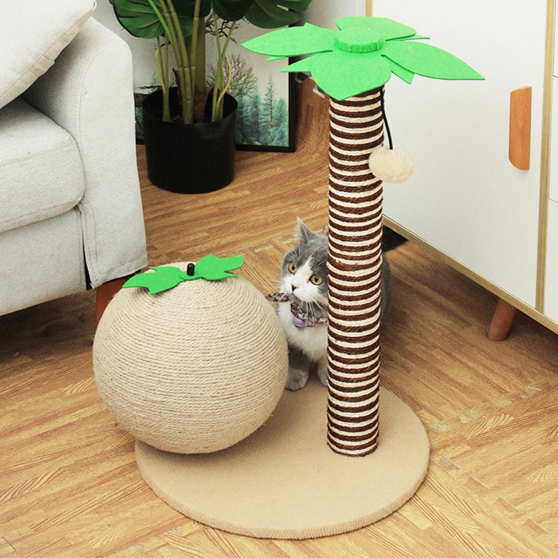 El bastidor de la escalada de gato Cocotero Sisal arañazos de gato uña de molienda de Cactus de la Junta de juguete cat.