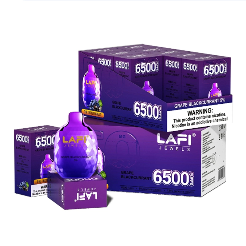 US Top Brand Lafi Jewel S 6500 Puffs Einweg-Vape Pen Mesh Coil 13ml E-Juice Mini Zigarette Fabrik Großhandel/Lieferant