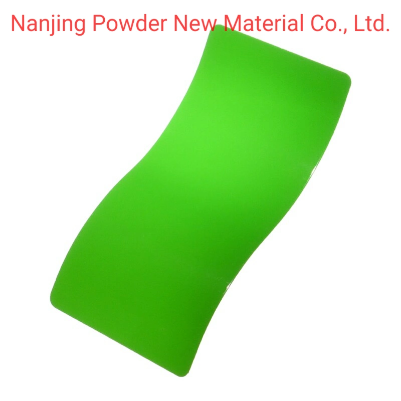 Customized ISO9001 Green High Gloss Outdoor Polyester Powder Coating