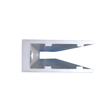 Diffuseur en verre dépoli Transparent Silver Black Profil en aluminium anodisé Canal d'Extrusion pour bande LED lumière