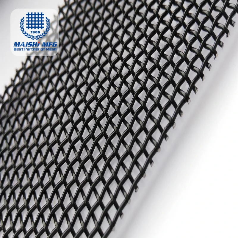 SS316 Marine Grade Black Powder Coated Security Screen