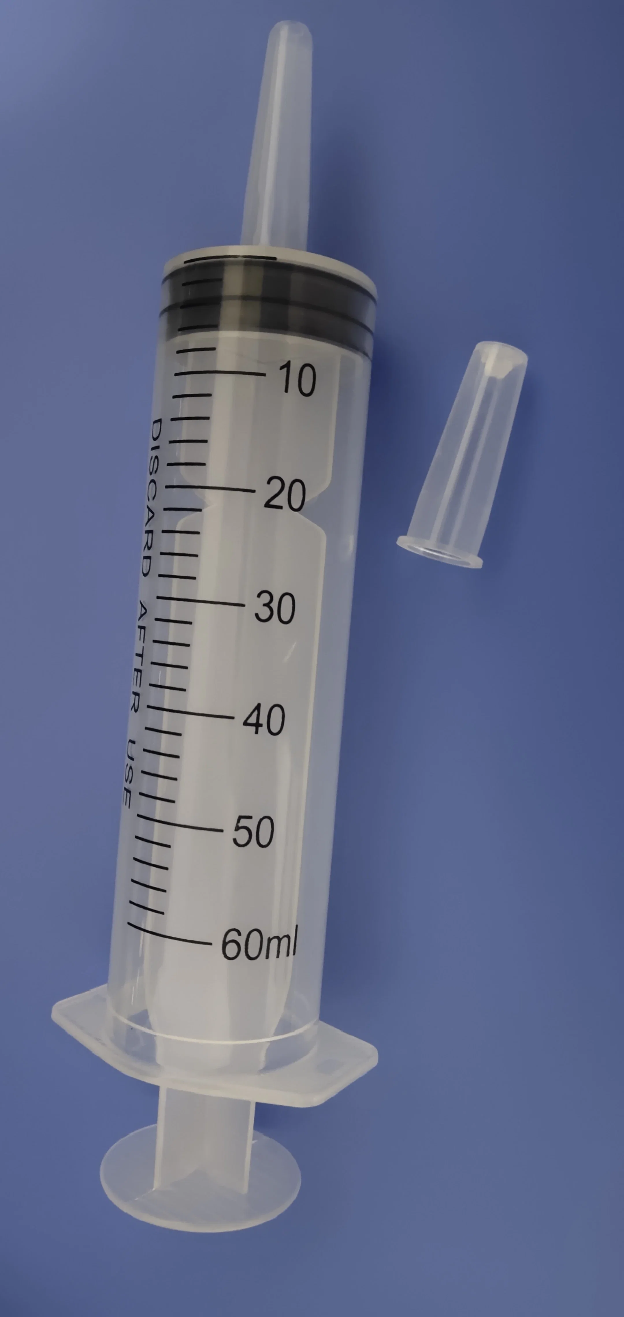 Disposable Syringe 60ml with Catheter Tip, with Ce 0197 and ISO 13485