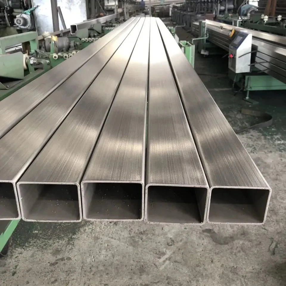 SUS 201 202 304 316 309S 409 904 430 Stainless Steel Square Hollow Pipe Tube/Ss Tube Square for Building Material