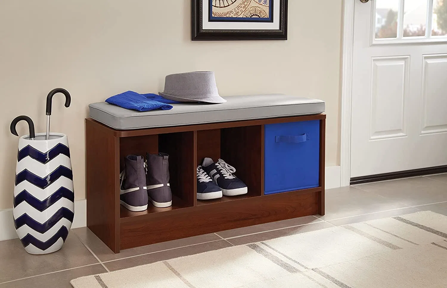 Nova Solid Wooden Living Room Furniture Home Storage Cabinet Shoe Racks