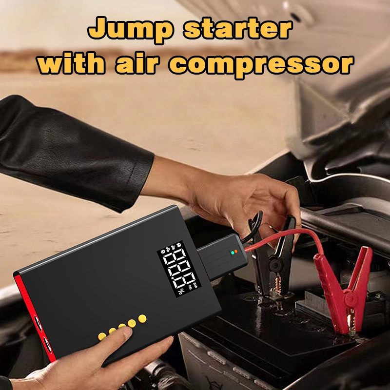 New Hot 10000mAh Portable Vehicle Auto Air Compressor Battery Jump Starter