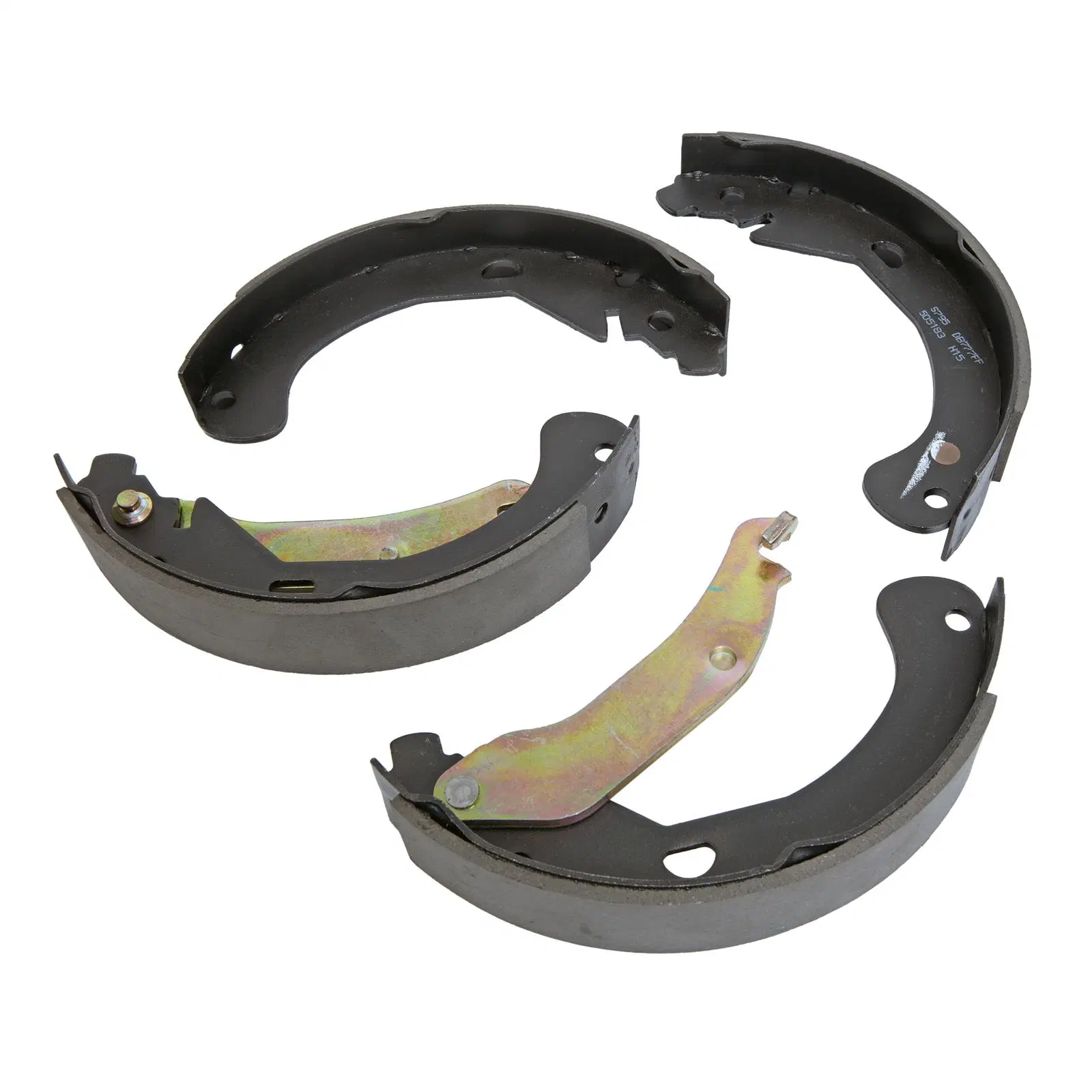 Frontech High quality/High cost performance  Auto Parts Nao Ceramic Brake Shoes with Black Color