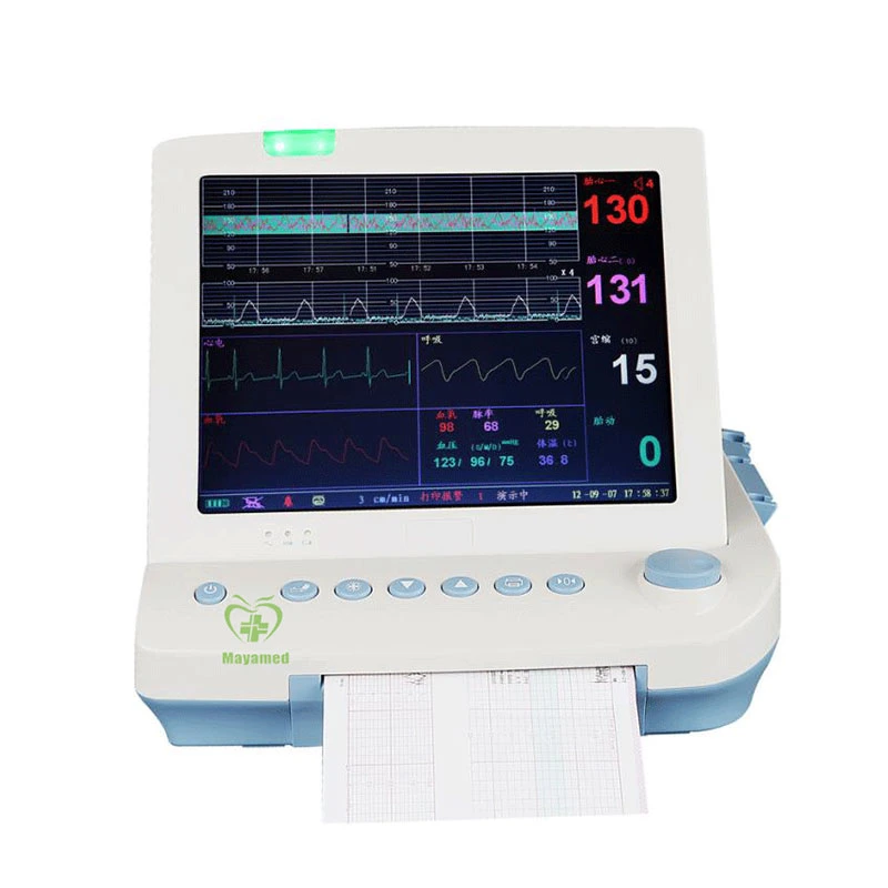 Doppler Ultrasound Scanner Machine Equipment Medical Portatil Heartbeat Pregnancy Heart Rate Baby Fetal Ctg Monitor