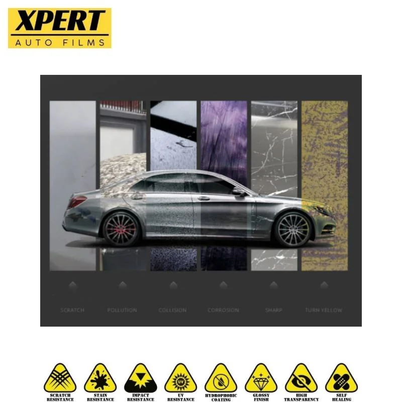 Haute qualité résistance aux taches et à la corrosion TPU car Automotive PPF Paint protection Film