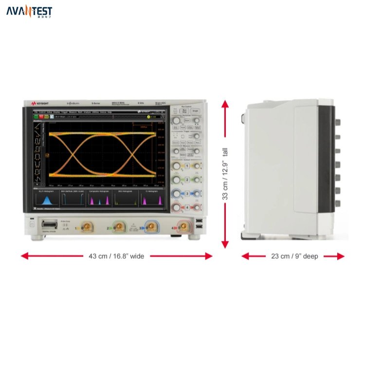 Mso104A 1 GHz, 4 de 16 canales del osciloscopio analógico digital modular