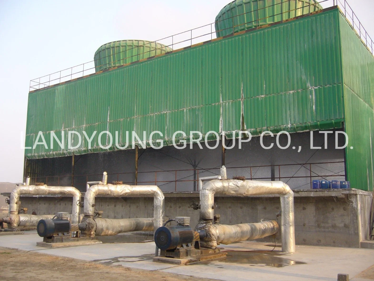 Low-Noise Cooling Water Tower in Chemical Plant FRP Cooling Tower and Fill