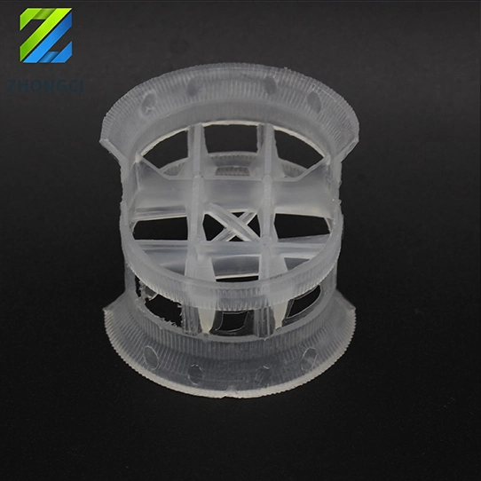 Conjugate Ring High Flow Ring Packing White Reinforced PP Plastic Water Treatment Purification Random Packing Pentagon