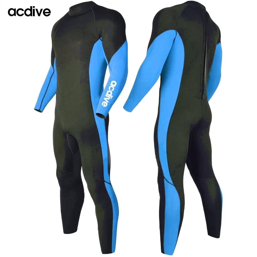 Acdive Basic Low Price 3mm néoprène hommes coloré Scuba personnalisée Combinaison de plongée pour surf