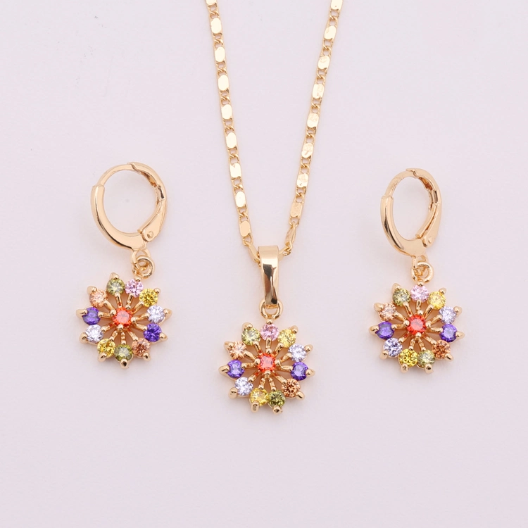 18K Gold Plated Costume Fashion Imitation Jewelry for Women