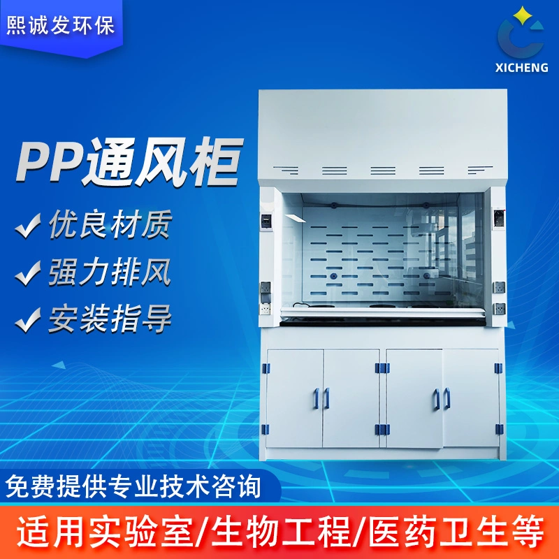 PP Polypropylene White Ducted Fume Hood