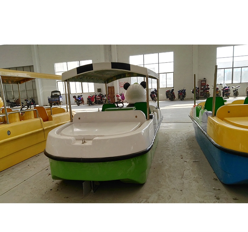 Children&prime; S Favorite Panda Electric Fiberglass Pleasure Boat for Hot Sale