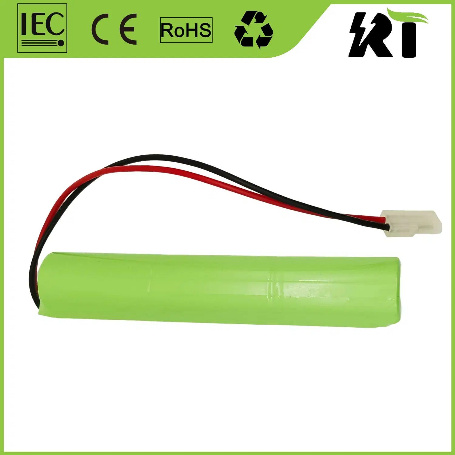 Customized 4.8V AA Ni-MH Rechargeable Battery Pack