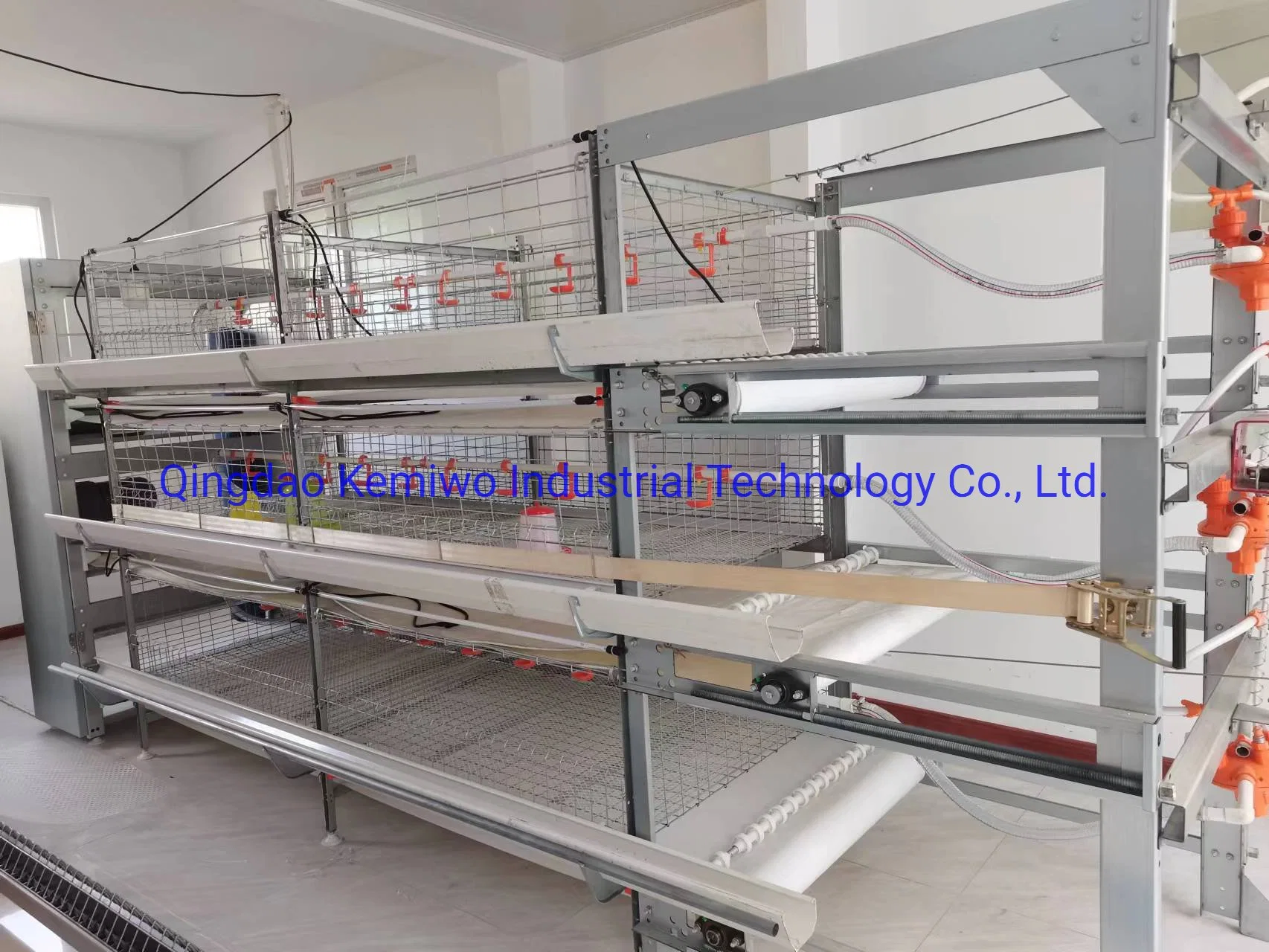 Chicken Farm Feeding System Automatic H-Type Chicken Cage