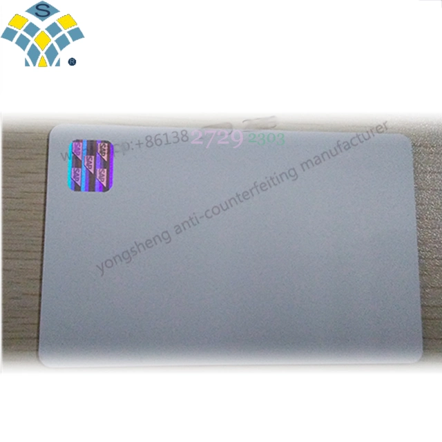 High Secured Activity Sport Security Hologram Authentication ID Hologram PVC Card